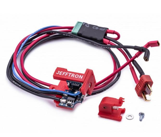 Jefftron Mosfet-Switch-Unit mit Active Brake für V2 Gearbox inkl. Rear (Stocktube) Verkabelung